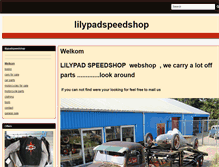 Tablet Screenshot of lilypadspeedshop.nl